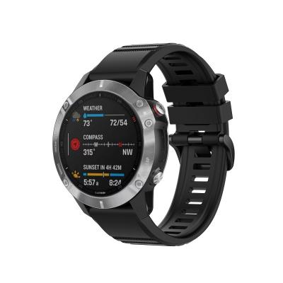 China New Version 22mm Durable Quick Release Silicone Band For Garmin Fenix ​​7 6 5 Foreruner935 945 Instinct 2 Instinct Approach s62 s60 quatix5 for sale