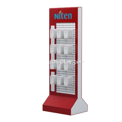 China To show metal cardboard pegboard display racks tools the display rack hardware for sale