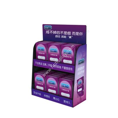 China Supermaket POS Retail Shop Condom Display Rack Condom Countertops Acrylic Display Rack for sale