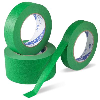 China Rubber Glue Gummed Bulk Painters Tape 2 Inch Masking Tape Crepe Writable for sale