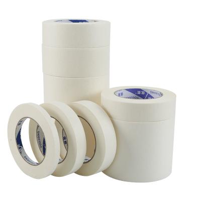 China General Purpose No Residue White Natural Rubber Indoor Painting Easy Sticky Masking Paper Tape for sale