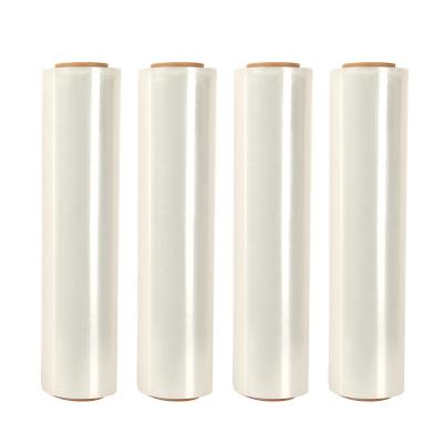 China Packaging Polyethylene PE Stretch Film Hand Shrink Wrap Jumbo Roll for sale