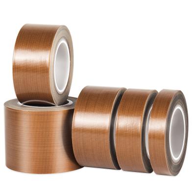 China Heat Resistant Fiberglass PTFE  Adhesive Tape Self Adhesive Sealing for sale