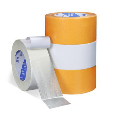 China 20M Adhesive Tape Strong Sticky Floor Leather Fixing Carpet Tape Mesh Grid Cloth Double Sided Tape Te koop