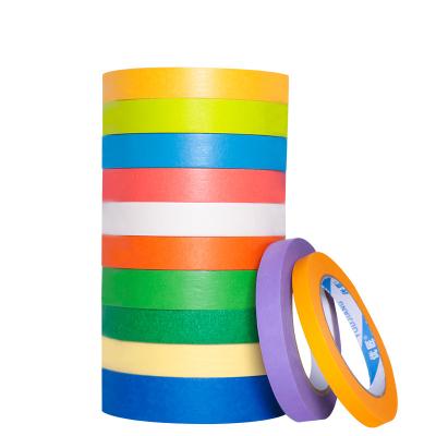 China Custom Crepe Tape With Printed Logo Home Improvement Project Masking Tape Custom Size for sale