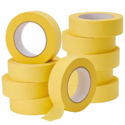 China High Temperature Resistance 120 Degrees Masking Tape Paper Masking Adhesive Tape for sale