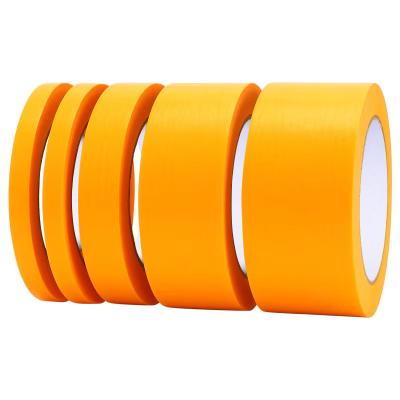 China Groothandel Oranje Kleur Huisdecoratie Geel Papier Washi Tape Fabrikant Te koop