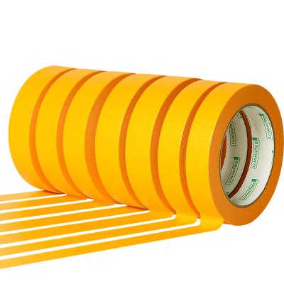 China Geel Washi-papierband Performance Maskerband Schilderen Jumbo Roll Te koop