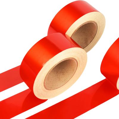 China Reflective Tape Outdoor Waterproof Warning Reflector Tape Night Safety Stickers Reflective Tape For Trailer Vehicle Clothing for sale