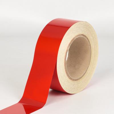 China Reflective Film Stickers Clear High Visibility Safety High Intensity Micro Prismatic Reflective Vinyl Tape for sale
