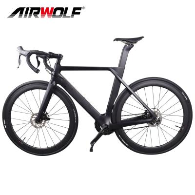 China Road Complete Bike Carbon Fiber Bike Carbon Racing Recycling With Original Groupset, 50mm Carbon Wheels, Disc Carbon Bike Road for sale