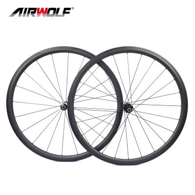 China New Full Carbon 700C DT240S DT240S Spoke Pillar 1423 Wheel Hubs Tubeless Carbon Fiber Road Steering Bicycle Wheel Hubs for sale