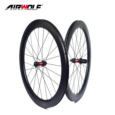 China Road Bikes 700C Dimple Road Bike Wheels Disc Brake Wheels With Center Lock DT240s Hubs 28MM Width Cyclocross Wheels for sale