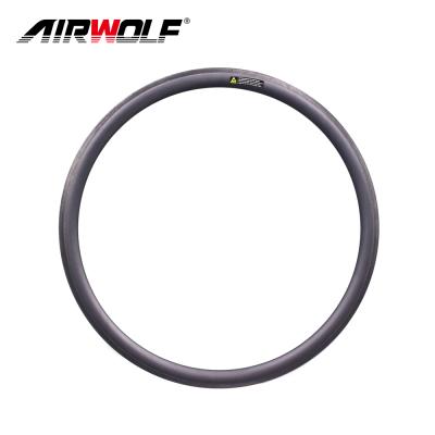 China Road Bikes 38/50mm Carbon Road Bike Wheels UD Matte/Glossy Chinese Carbon Bicycle Rim With 18/20/21/24 Hole Cycling Racing Rims for sale