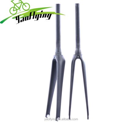 China Road Bikes Toray T800 Bike Carbon Fork UD Weave Matte / Glossy Carbon Fork 700c v Brake for sale