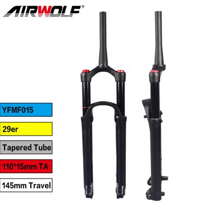 China AIRWOLF MTB 29ER Mountain Bikes Suspension Fork Through 110*15 Axle Thrust Suspension Fork for sale