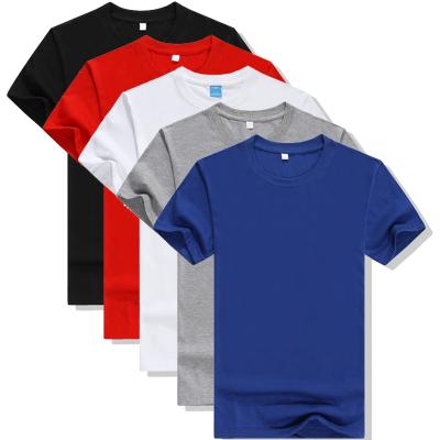 China Spring T-shirt Men's Spring Heat Transfer Advertising Modal Custom Shirt And New Summer Solid Color Round Neck Short Sleeve for sale