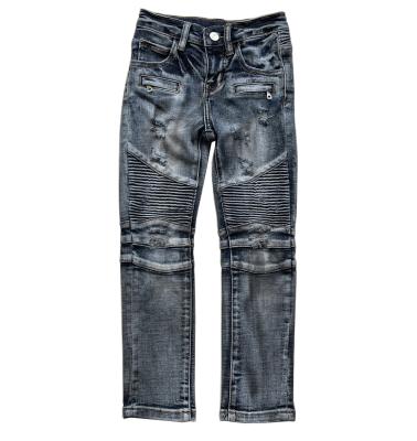 China New style teen boys jeans latest viable youth pants jeans for lil boys for sale