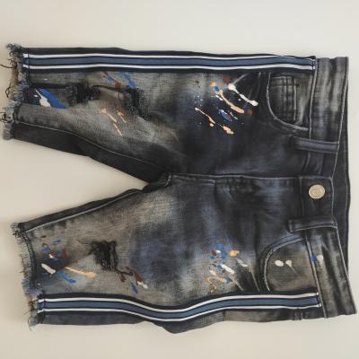 China Aipa 2021's Sustainable Hot Summer Hit An Affordable, Regular-Fit Pair Ripped, Printed And Striped For Ages 2-14 Boys Jeans for sale