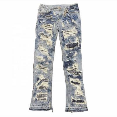 China Breathable AIPA Customized Technics Mens Plus Size Jeans Mens Jeans Slim Fit Cotton Ripped Pants Jeans For Men for sale