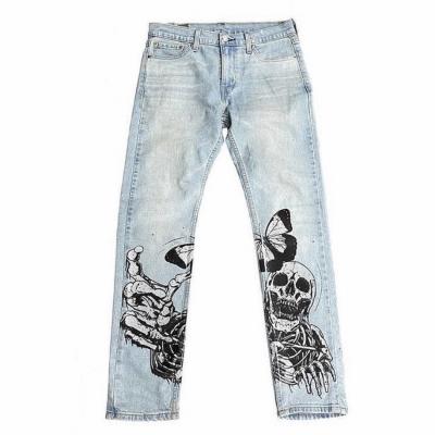 China Breathable AIPA Customized Technics High Quality Denim Pants Wholesale Custom Mens Jeans Mens Jeans Pants Latest Damage Jeans For Men for sale