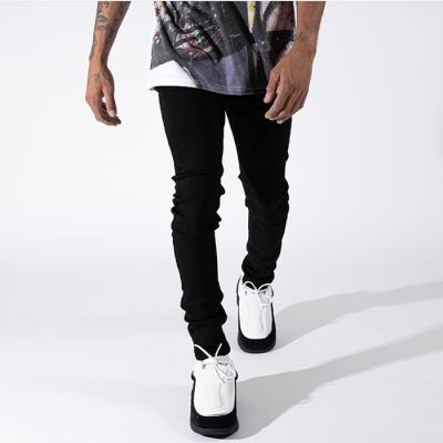 China AIPA Manufacturer Breathable Streetwear Custom Black Size Distressed Casual Denim Men Plus Size Pants And Jeans For Men for sale