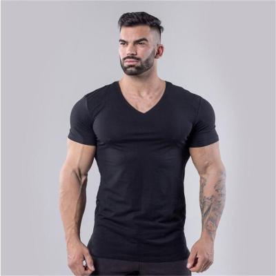 China Wholesale Custom Men's T-shirt Summer Colorful Anti-Shrink Clothes Mens T-shirt Black for sale