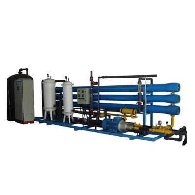 China Seawater to make drinking water 240m3/day seawater desalination system energy recover seawater desalination machine for sale