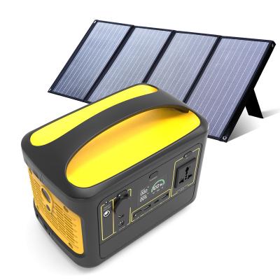 China Remote Control Solar Generator 600w 568wh Solar Power System Portable Solar Generator For Outdoor Family Use for sale