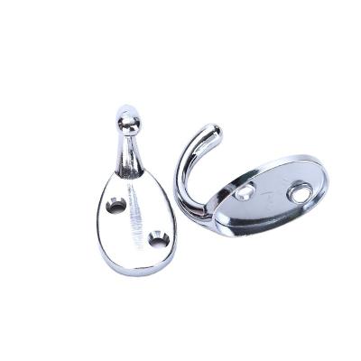 China Durable Hardware Zinc Alloy Metal Furniture Coat Towel Hanger And Hat Wall Robe Heavy Duty Clothes Hook for sale