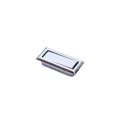 China Easy Installation Hidden Handle Square Door And Window Handle Modern Simplicity Zinc Alloy Handle for sale