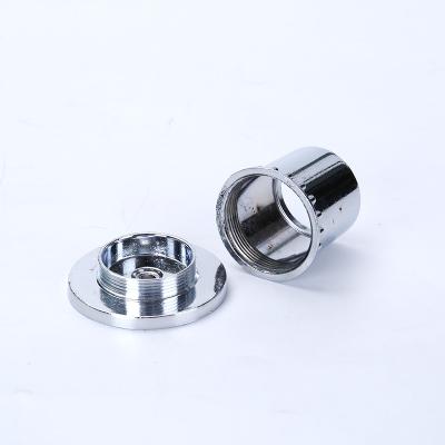 China Metal Accessories Flange Rod Flange Socket Bracket Stainless Steel Cabinet Support For Pipe Wardrobe for sale