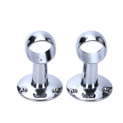 China Fit Rod Holder Towel Seat Rod Holder Hardware Accessories Bathroom Rod Holder Base for sale