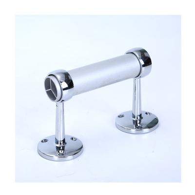 China Zinc Alloy Cabinet Rod Bracket Rod Wardrobe Clothes Tube Shelf Support Bracket for sale