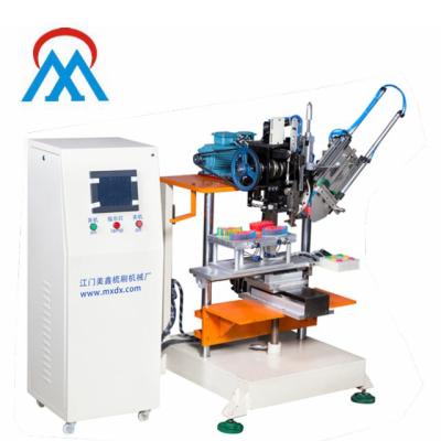 China Making Brush Customized 4 Spindle 2 Drilling 1 Automatic Steel Wire Brush Tucking Making Machine for sale