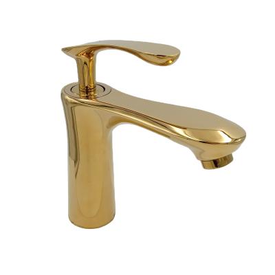 China Factory Price Brass Zinc Alloy Metered GOLD Bathroom Sink Faucets Basin Mixer Tap Basin Mixer Taps Faucets for sale