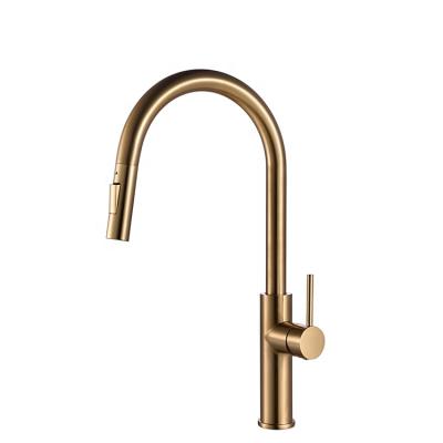 China Hot Thermostatic Kitchen Faucet Classic Body Ceramic Sensor Faucets OEM Style Pull Down Sink Mixer Taps for sale