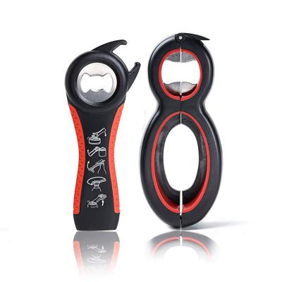 China Viable Viable Pack of 2 Jar Opener Bottle Opener for Weak Hand 6-in-1 and 5-in-1 Multi Can Opener for sale