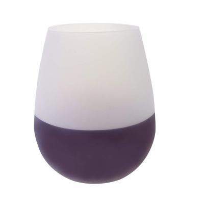 China Sustainable Unbreakable Silicone Wine Glasses / Cups Shatterproof Rubber Mugs for sale