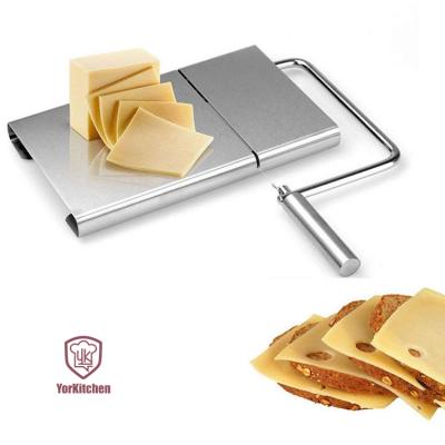 China Sustainable Sustainable Wire Cheese Slicer Stainless Steel Wire Cutter With Serving Board For Heavy Duty And Semi Butter Wire Cutter for sale