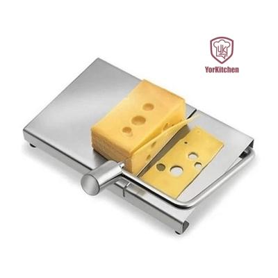 China Sustainable Sustainable Stainless Steel Cheese And Food Slicer With Board for sale