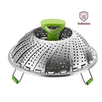 China FOOD STEAMER collapsible viable vegetable steamer steamer basket for sale