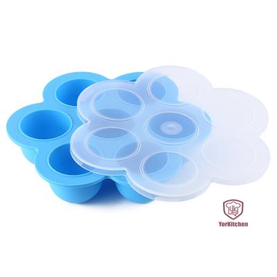 China Viable Viable Food Grade 100% Silicone Baby Eggs Mold Bites Molds for sale