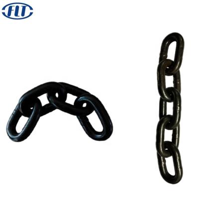 China Welding chain 14mm steel chain g80 strong lifting high strength black welding chain for sale