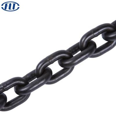 China Black Lifting Chain 8mm Alloy Steel Grade 80 Short Link Chain for sale