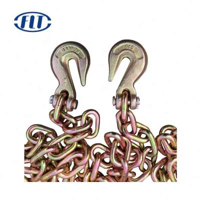 China Transportation alloy steel us type grade 70 nacm96 astm80 us type link lashing chain for sale