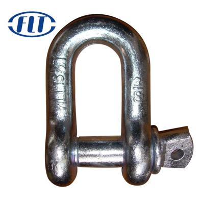 China Heavy Industry Alloy Steel G210 S-210 Screw Pin Marine Chain Type Bow Shackles for sale