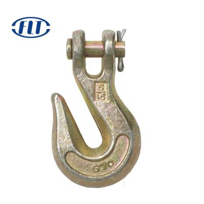 China Heavy Industry Galvanized Drop Forged Four Times Will U.S. Type Clevis Grab Hook , Hoisting Anchor Hook for sale