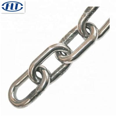 China 5mm Short Galvanized Link Chain Din 766 Link Chain for sale