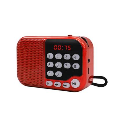 China New Arrive PORTABLE AM FM MP3 USB TF Player Sound Player Box DJ Radio Multifunctional Super Speaker Portable Radio for sale